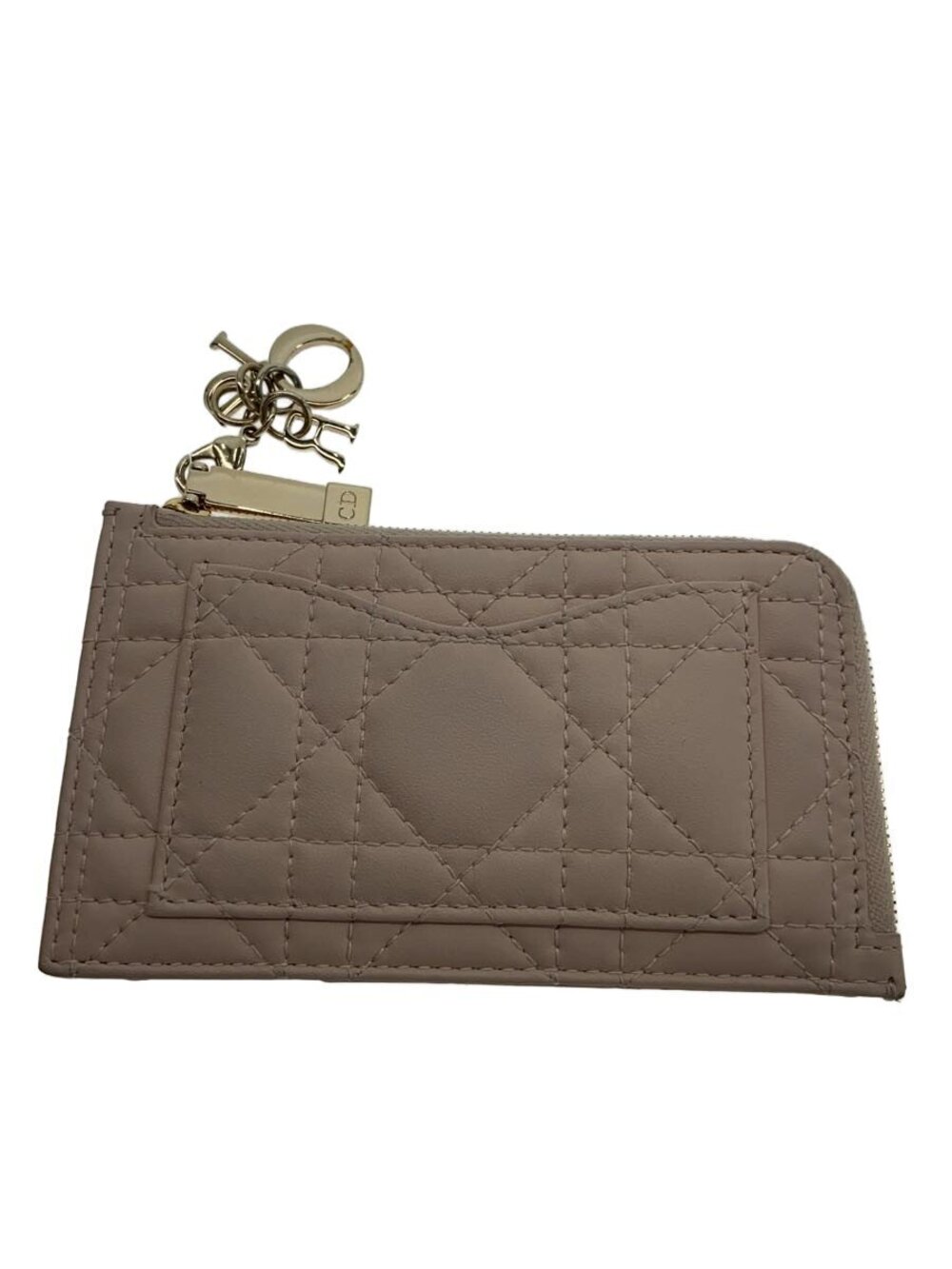Christian Dior Card Case Wallet Pink